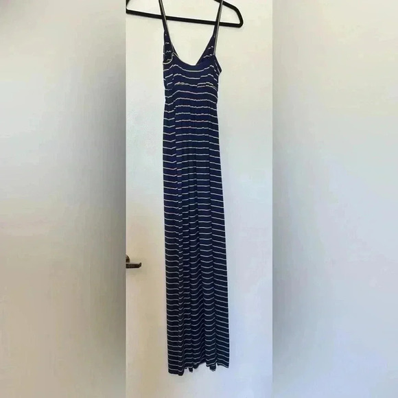 Rachel Pally and Shop Bop Blue and Yellow Striped Tank Maxi Dress in XS - Picture 5 of 8
